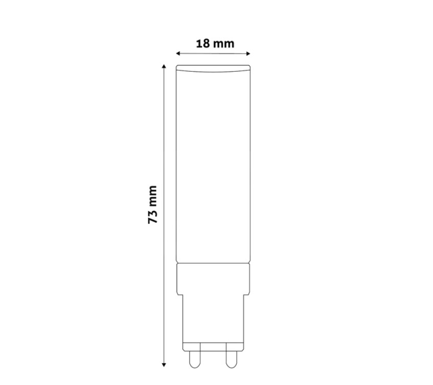LED Žárovka G9 7W 6400K